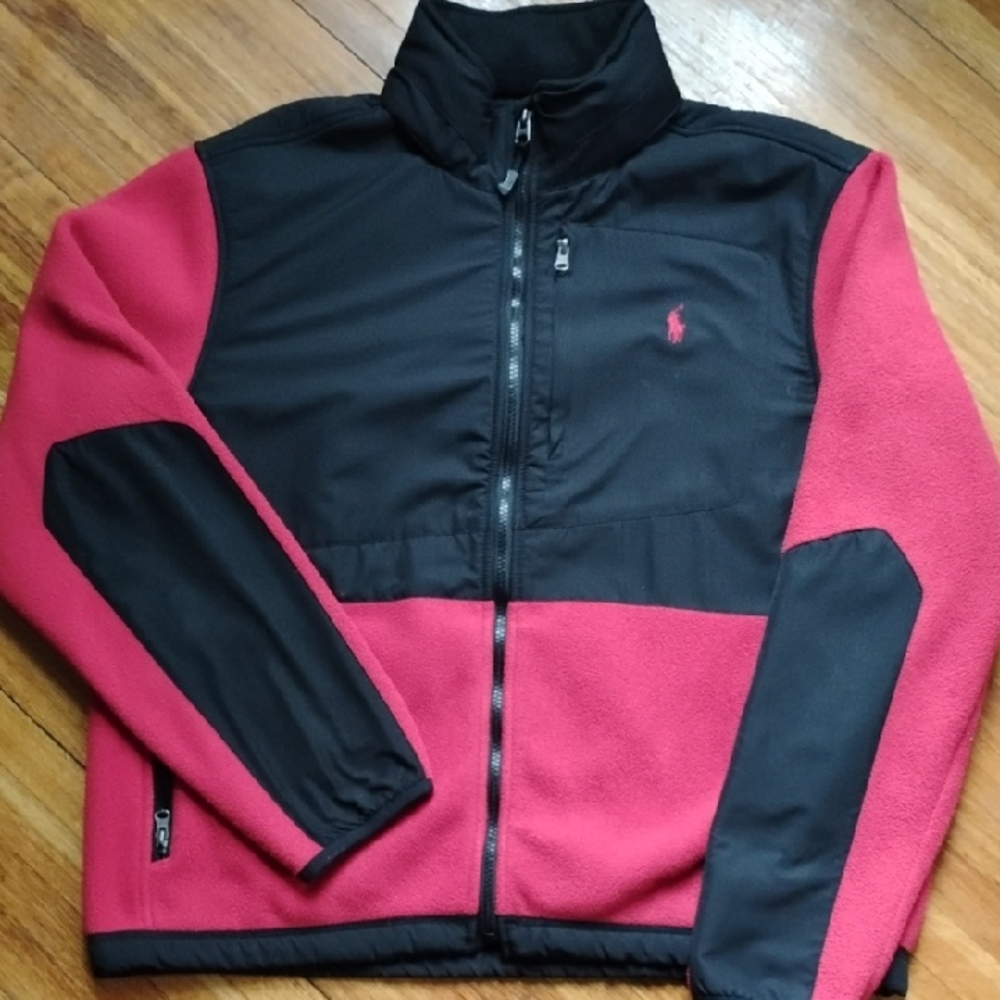 Ralph Lauren Polo Black and Red Fleece